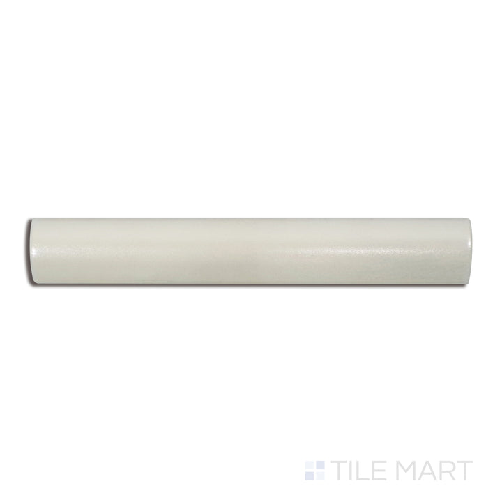 Overhead image of Mallorca Cream 1X8 Matte Ceramic Pencil, presenting a warm cream-colored pencil tile with a matte touch.