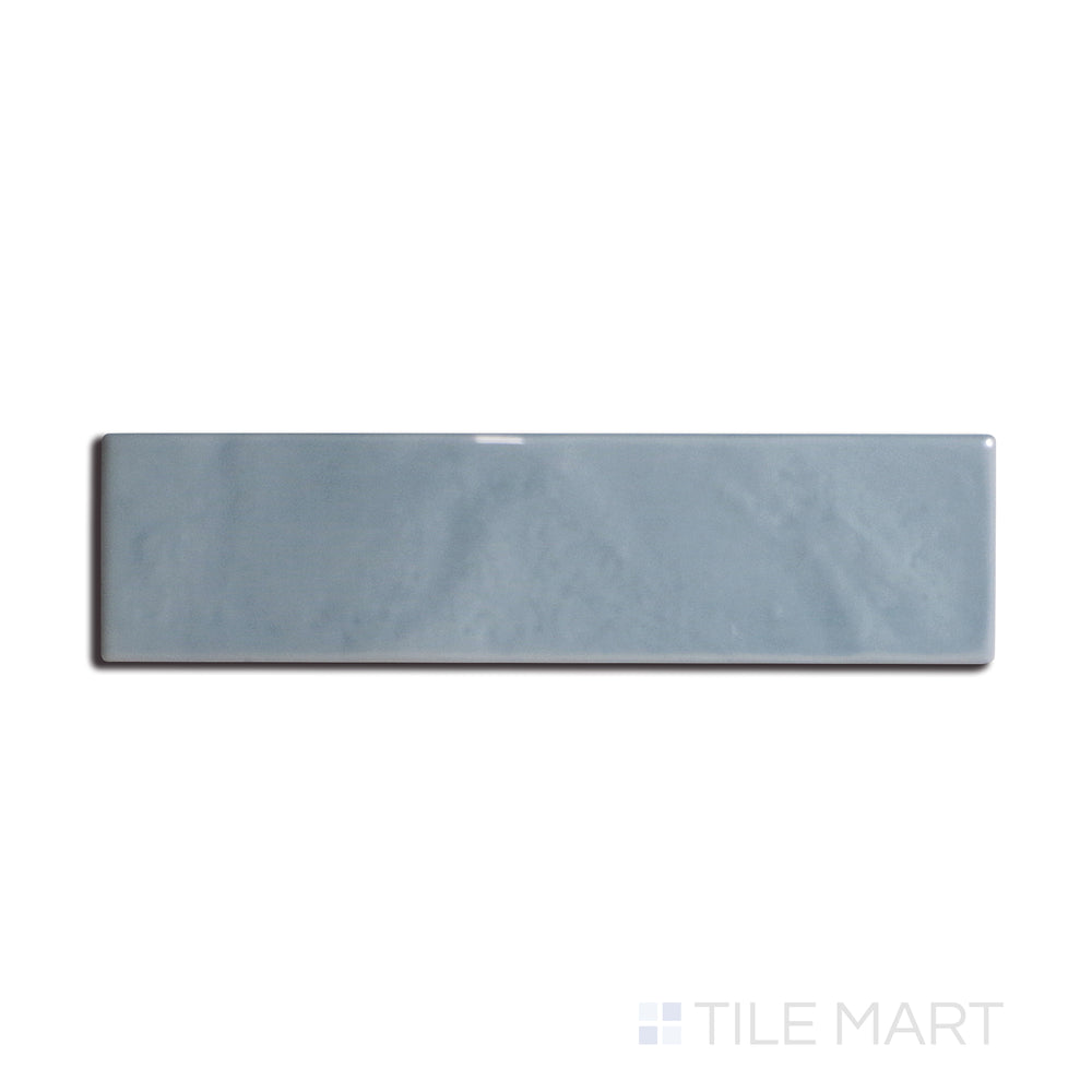 Overview image of Manhattan Ceramic 7th Ave 3x12 glossy tile showing complete polished tile layout for wall applications