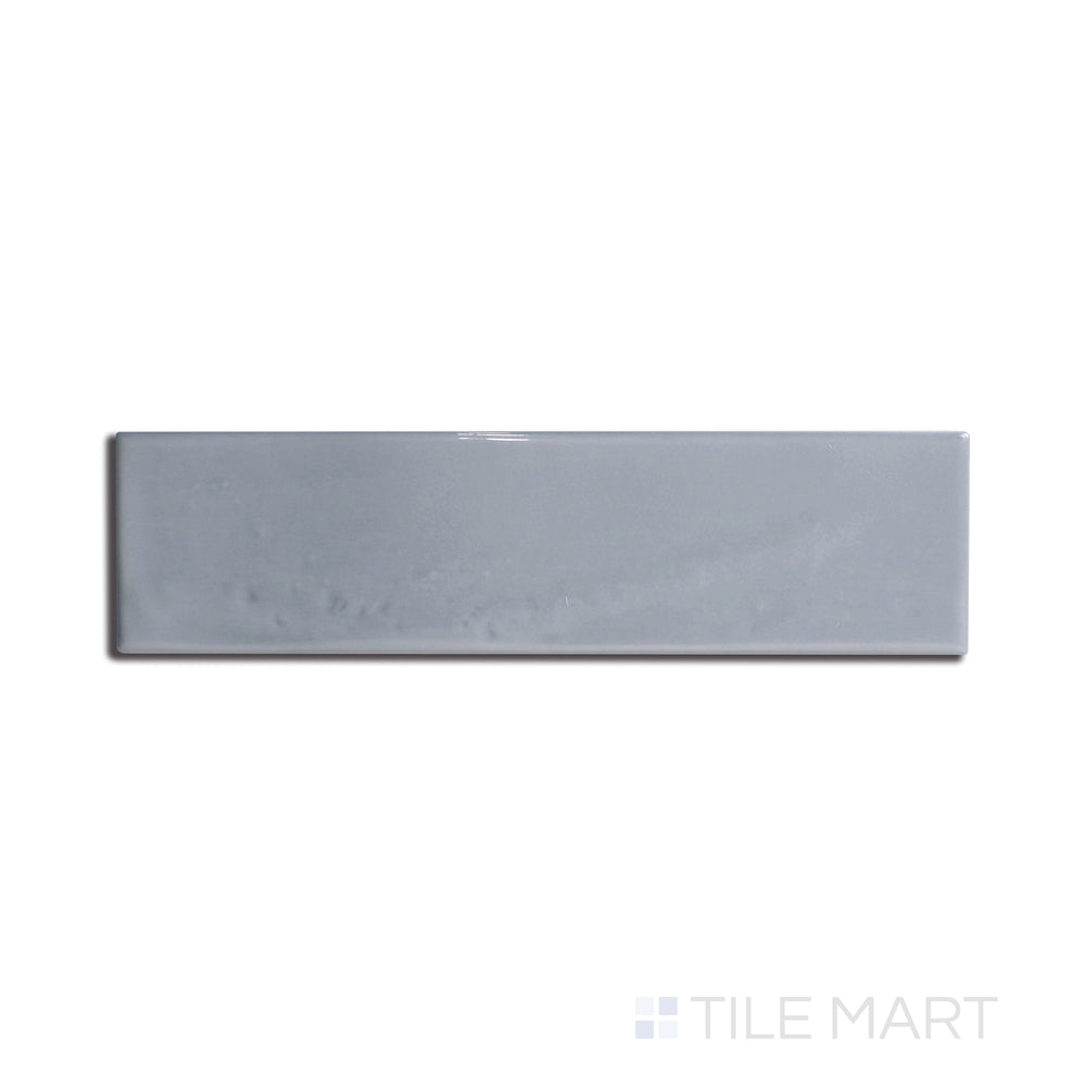 Overview of Manhattan Ceramic 9th Ave 3x12 glossy tile showing full tile layout with polished surface ideal for modern interiors