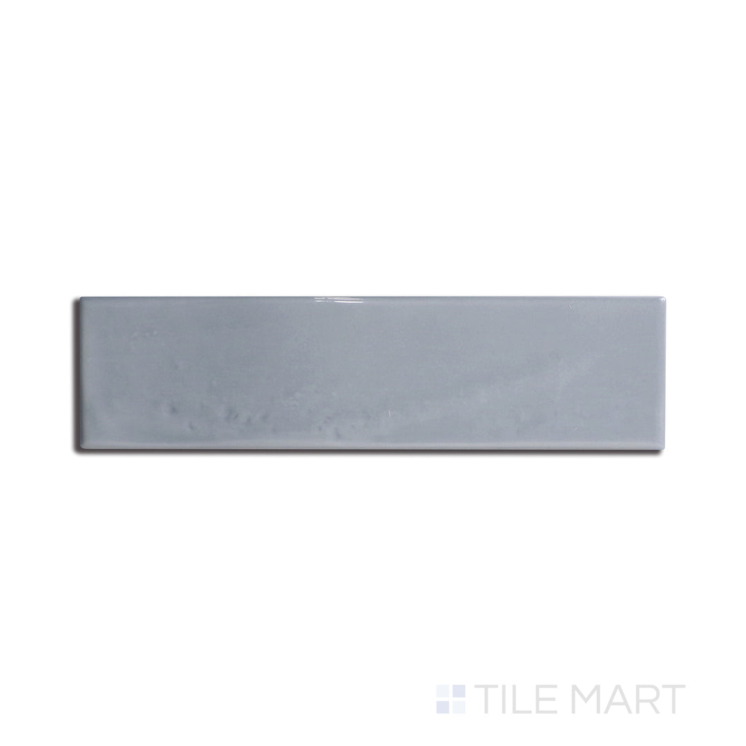 Overview of Manhattan Ceramic 9th Ave 3x12 glossy tile showing full tile layout with polished surface ideal for modern interiors