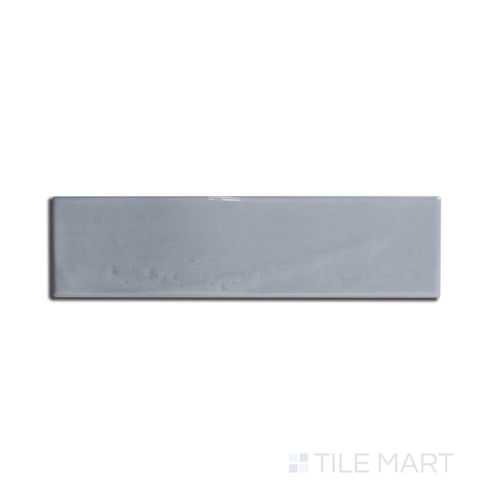 Overview of Manhattan Ceramic 9th Ave 3x12 glossy tile showing full tile layout with polished surface ideal for modern interiors
