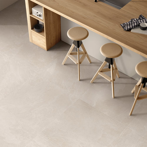 Nordika Porcelain Large Format Field Tile 36X36 Sand Matte