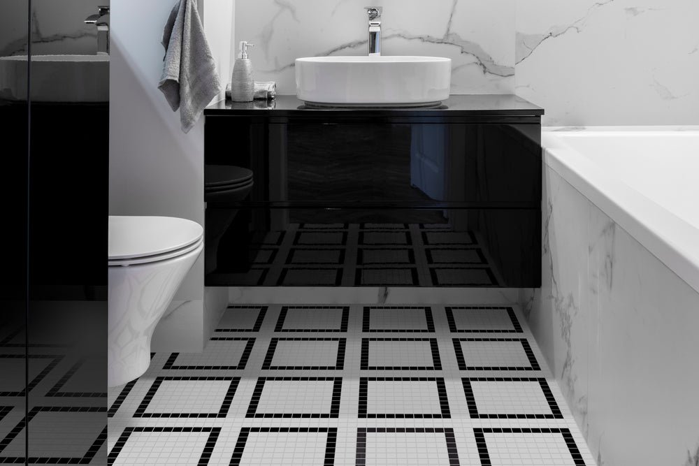 A bright and airy setting featuring Natureglass Malla White 1