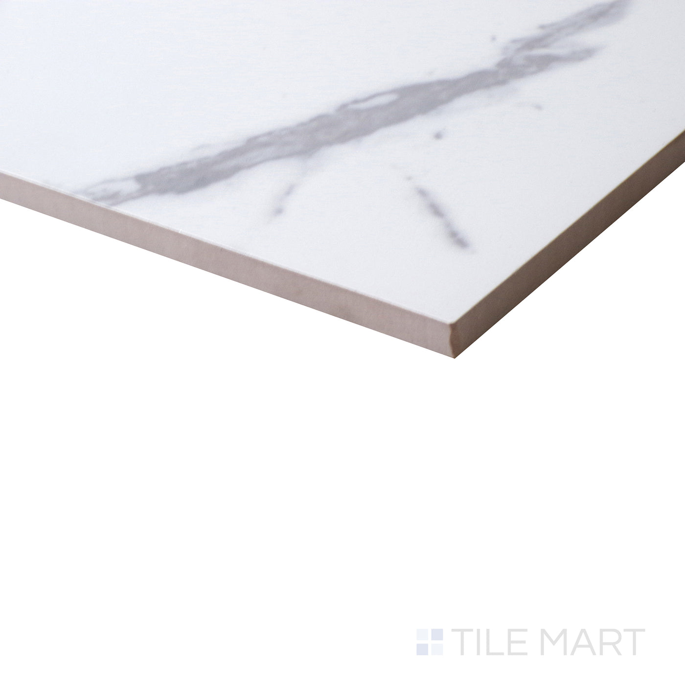 Select White Carrara Porcelain Field Tile 12X24 Polished