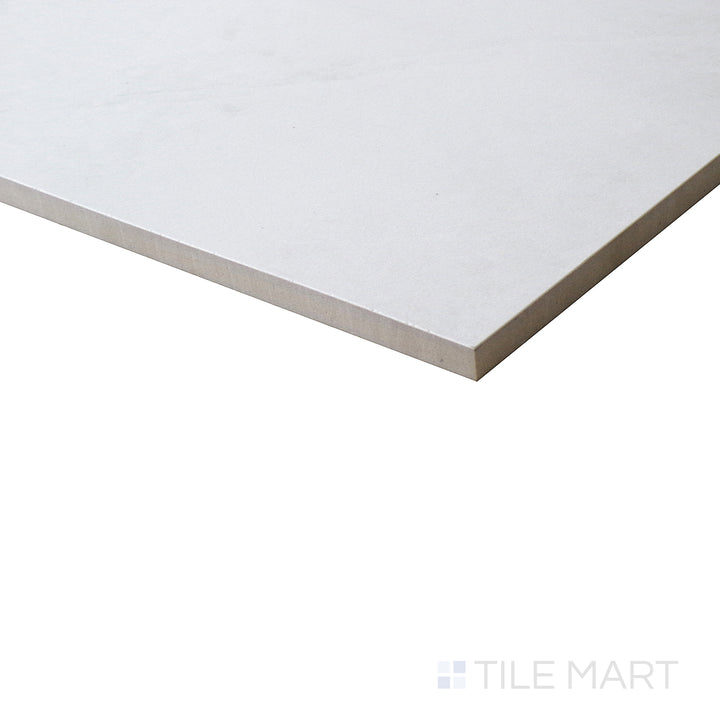 Textured finish stands out in this angled shot of Stonelook Sandstone Ice 12X24 Matte Porcelain, ideal for natural, earthy interiors.