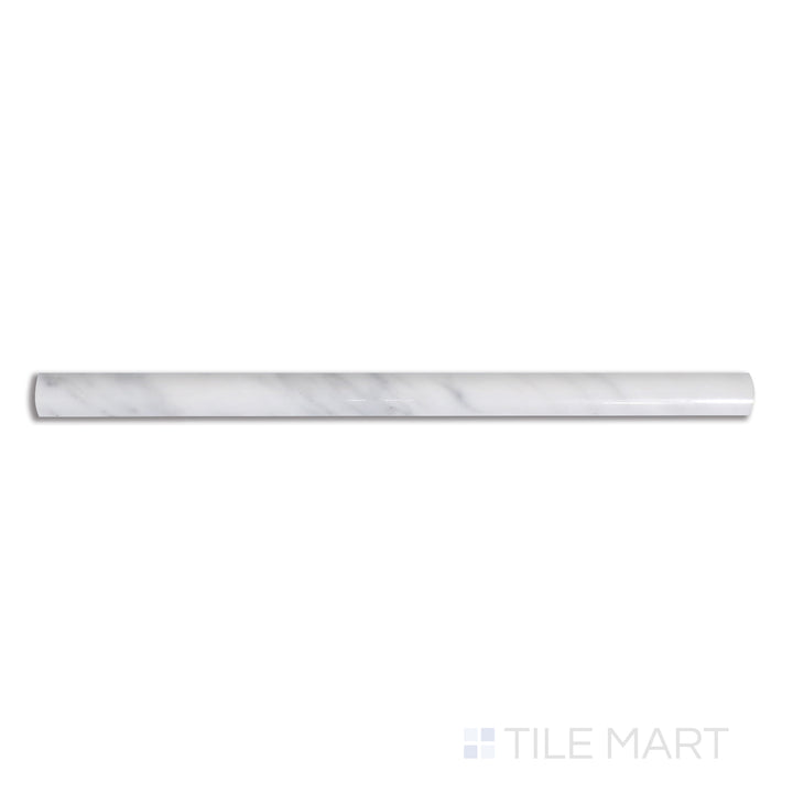 Sto-Re Pencil Marble Trim 0.75X12 Carrara Polished