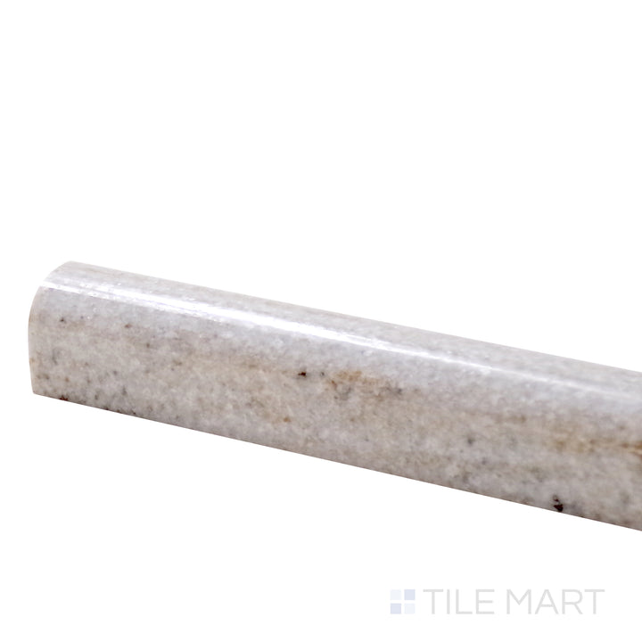 Sto-Re Pencil Marble Trim 0.75X12 Ocean White Polished