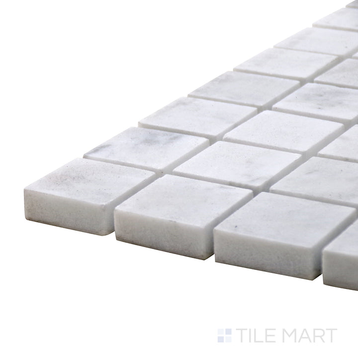 Sto-Re 1-1/8X1-1/8 Square Marble Mosaic 12X12 Carrara Polished