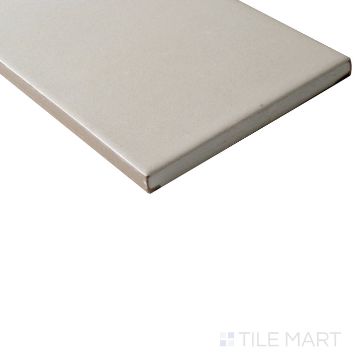 Angled shot of Stromboli Beige Gobi 3.5x14.5 matte porcelain tile, showcasing its warm beige tones, subtle texture, and smooth matte finish.  