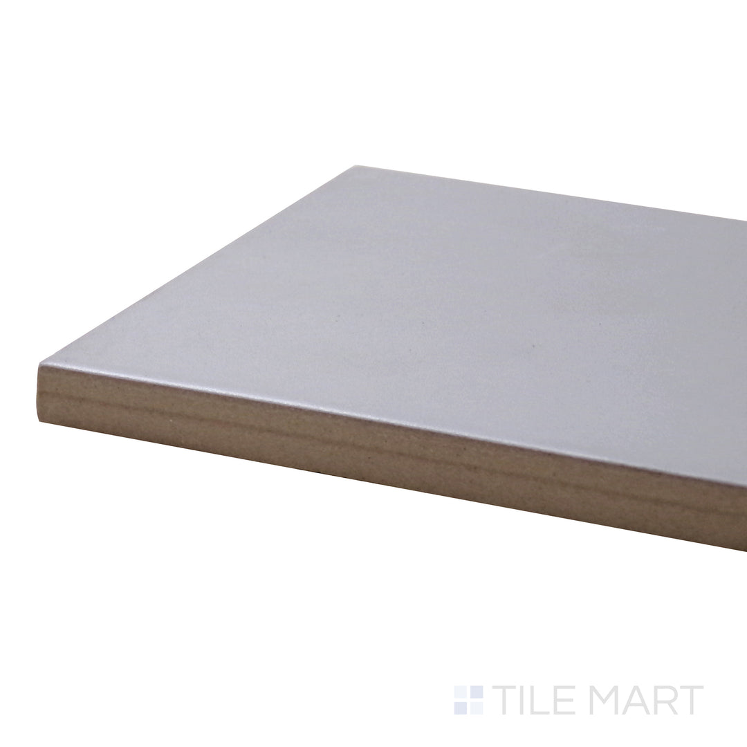 Stromboli Porcelain Field Tile 3.5X14.5 Simply Grey Matte
