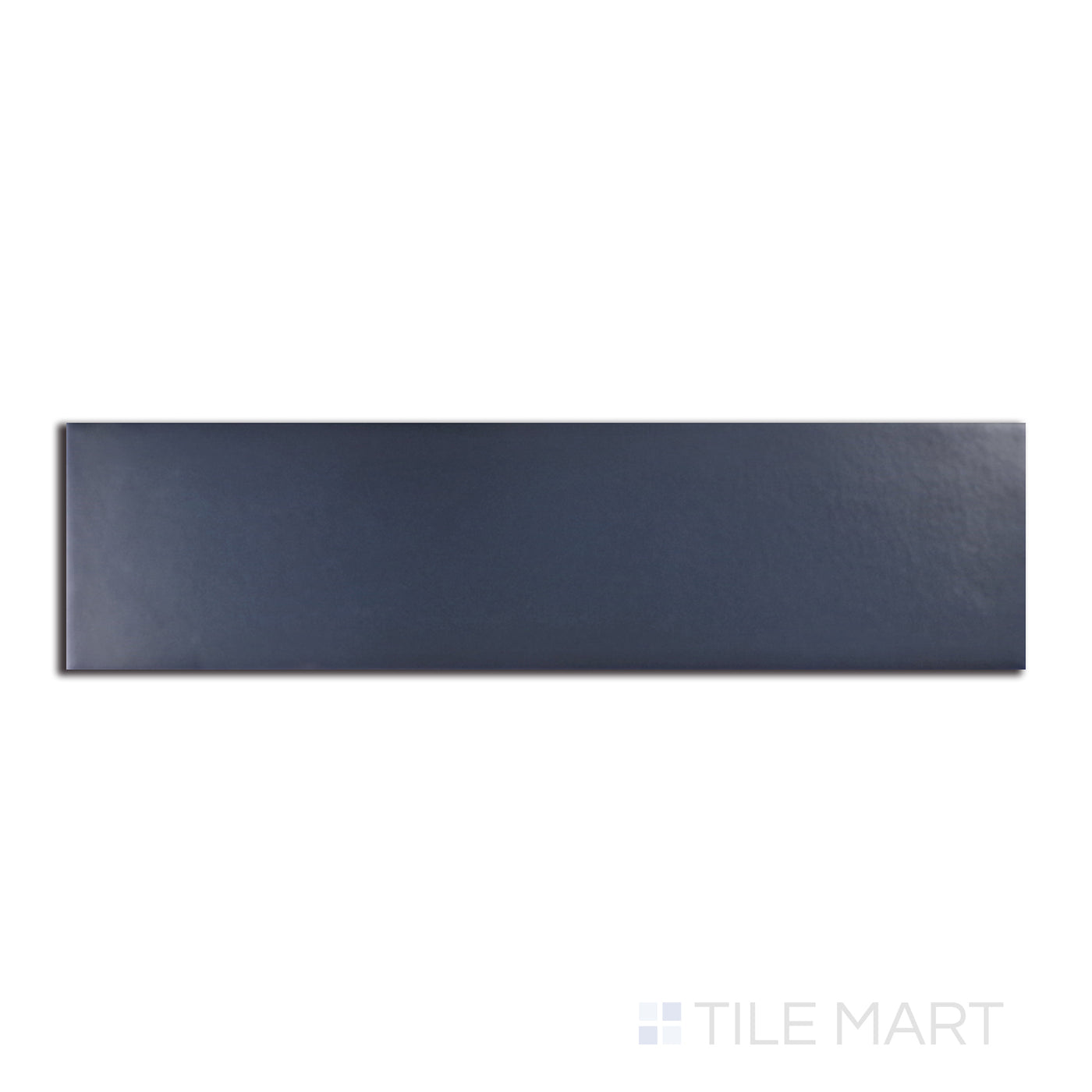 Stromboli Porcelain Field Tile 3.5X14.5 Glassy Blue Matte