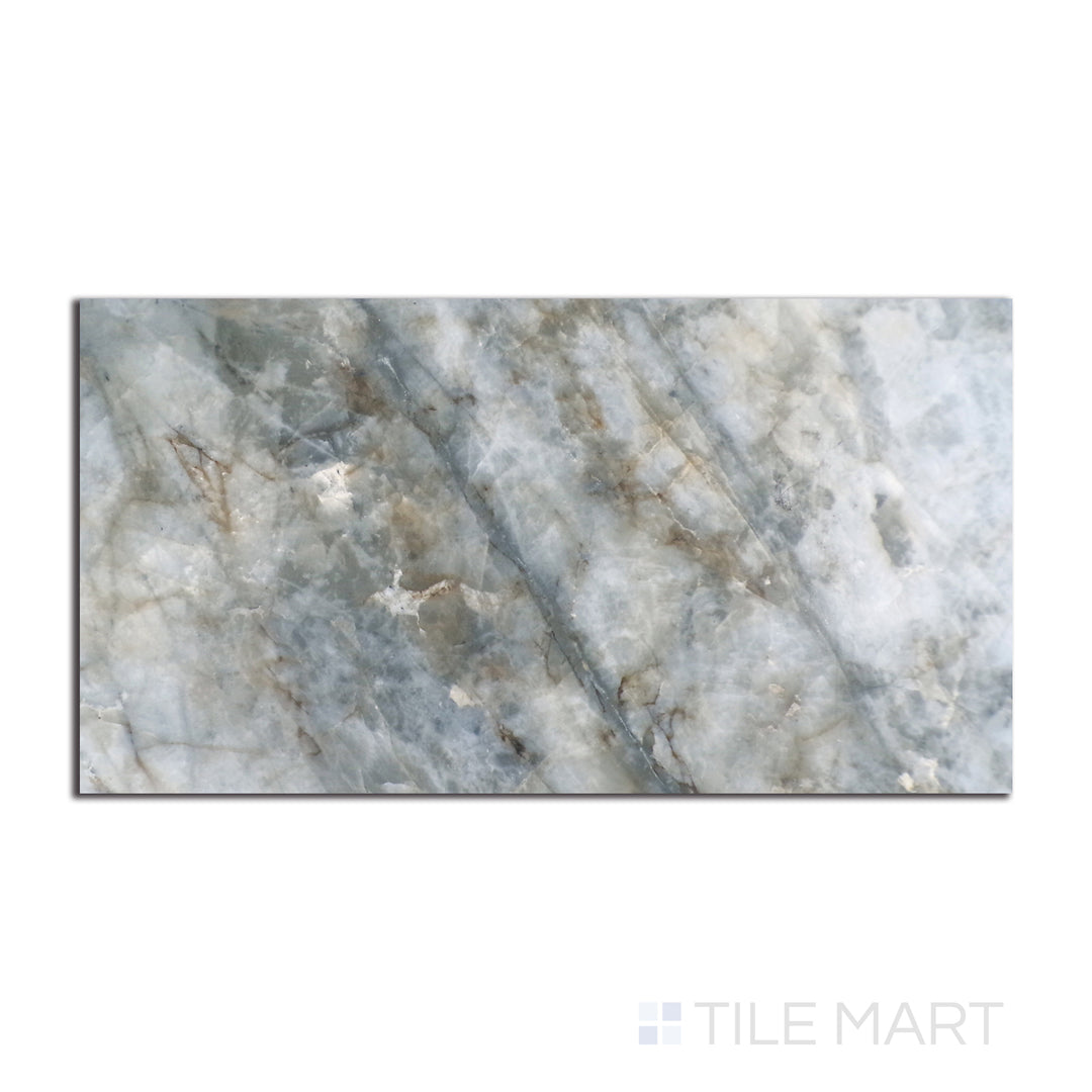 Overhead shot of Tele Di Marmo Revolution Patagonia 24X48 matte porcelain, offering a rugged stone aesthetic with intricate natural patterns.