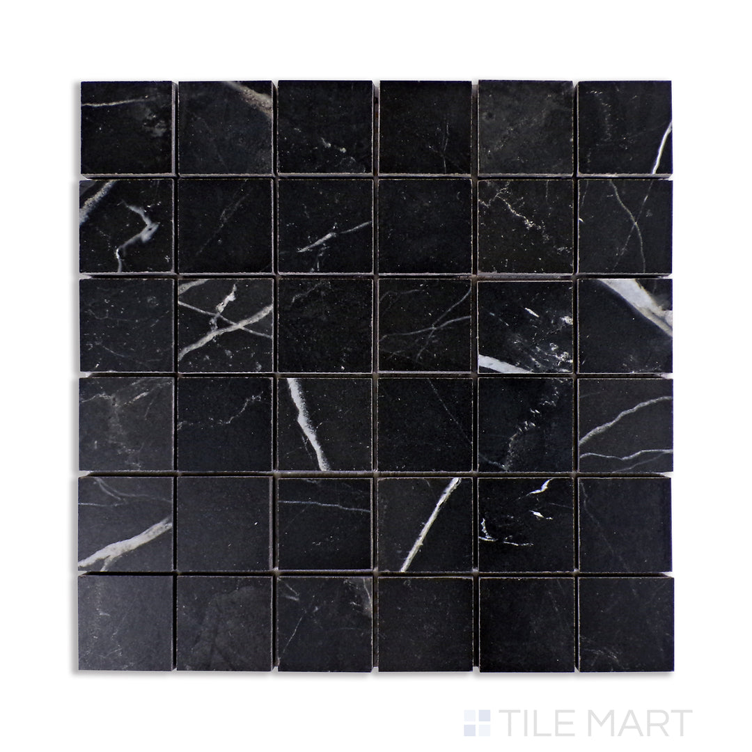 Top-down view of Tele Di Marmo Revolution Calacatta Black 2