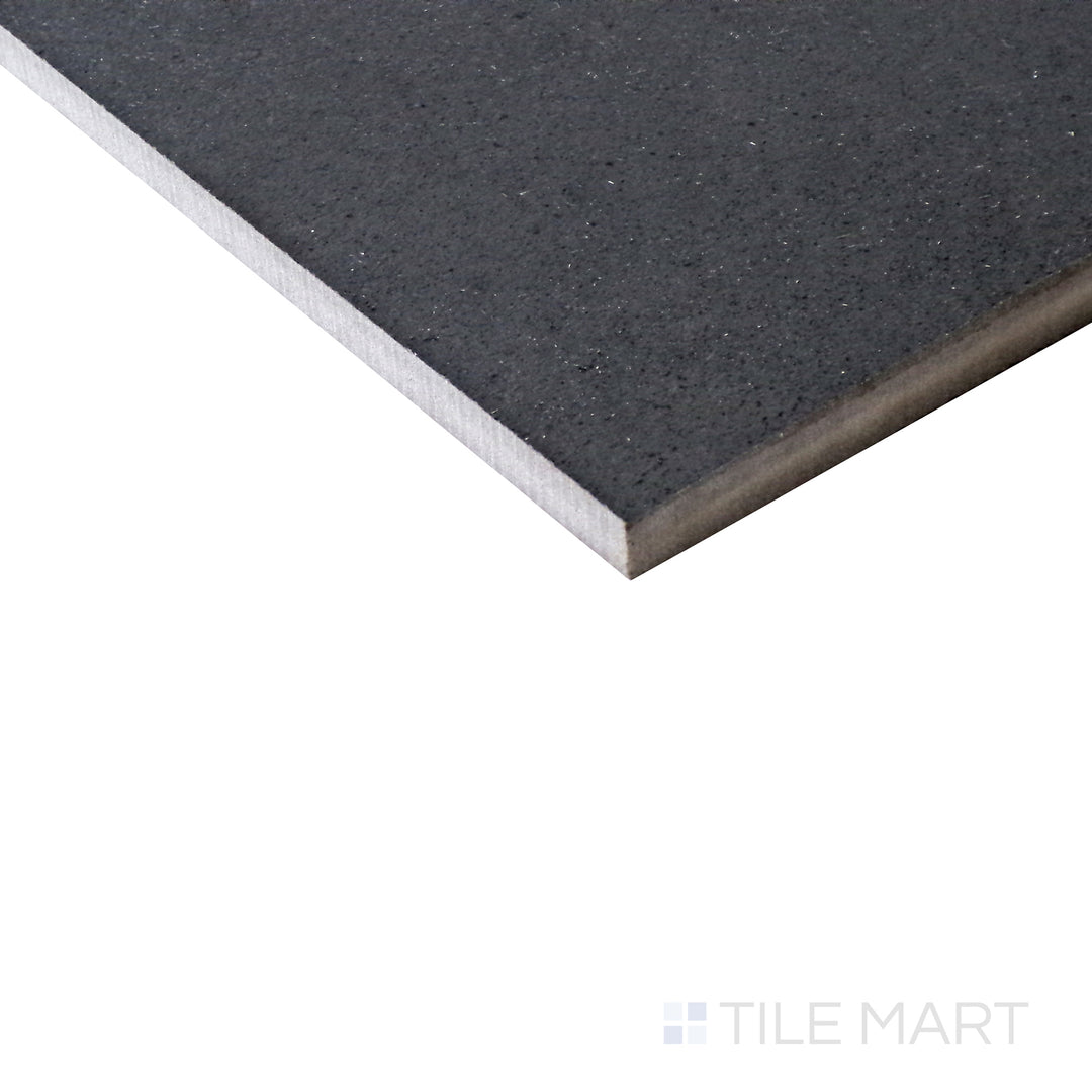Angled shot of Urban Living Metropolis 12x24 matte porcelain tile, showcasing its contemporary gray tones, smooth matte finish, and structured rectangular design.  