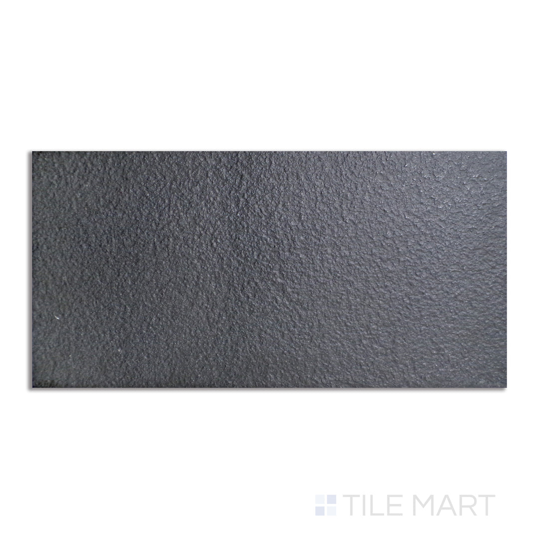 Overhead image of Urban Living Metropolis 12X24 Raw Porcelain, a raw-finish porcelain tile in an urban grey shade with an understated, natural surface.