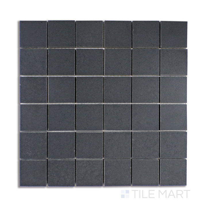 Top-down view of Urban Living Metropolis 2" Square Matte Porcelain Mosaic, a sleek small-format tile in urban-inspired shades with a smooth matte finish.