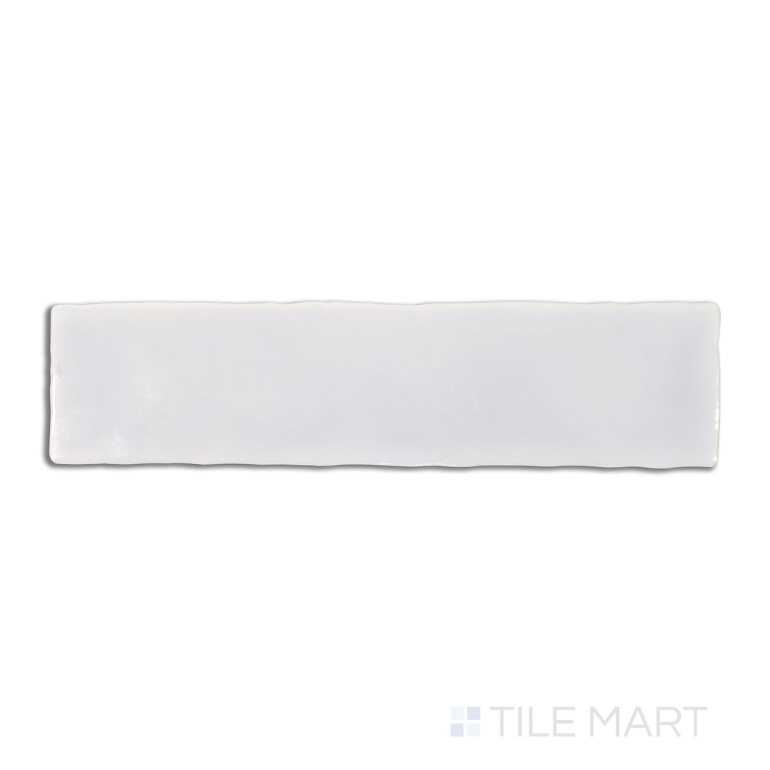 Flat-lay image of Vitral Lavanda 3X12 glossy ceramic tile, offering a soft lavender shade with a high-gloss surface for a delicate yet contemporary touch.