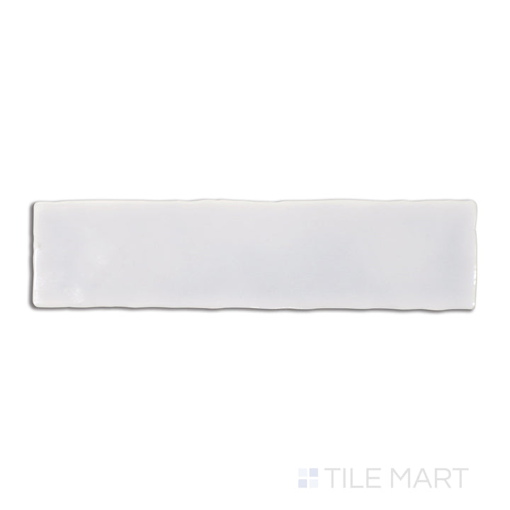 Flat-lay image of Vitral Lavanda 3X12 glossy ceramic tile, offering a soft lavender shade with a high-gloss surface for a delicate yet contemporary touch.