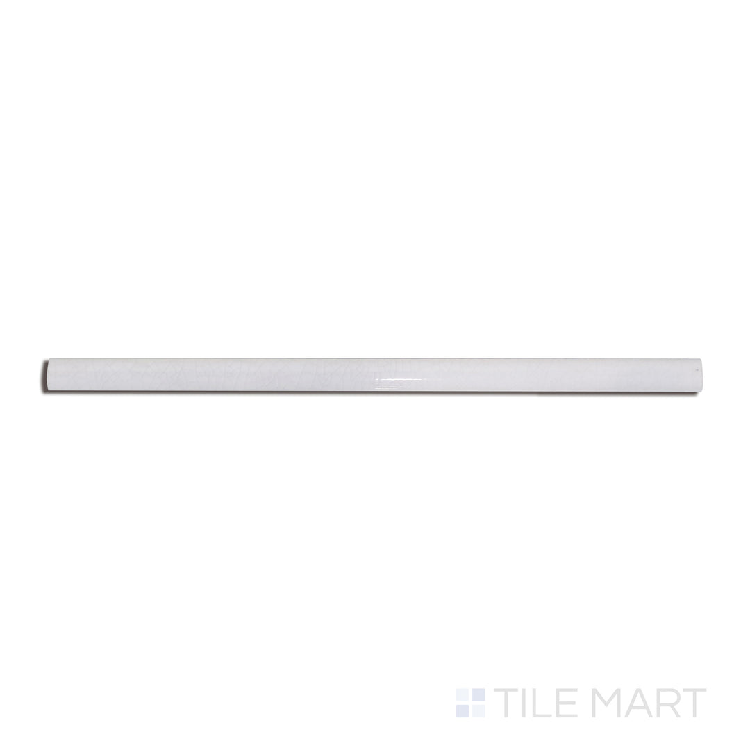 Flat-lay image of Vitral Lavanda 0.05X12 glossy ceramic jolly, a soft lavender trim piece with a polished glaze, perfect for adding subtle color accents.