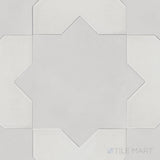 Kasbah Star Smoke 6.5X6.5 Matte Porcelain