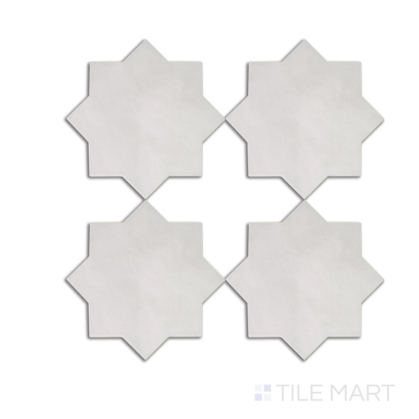 Kasbah Star Porcelain Tile 6-1/2X6-1/2 Smoke Matte