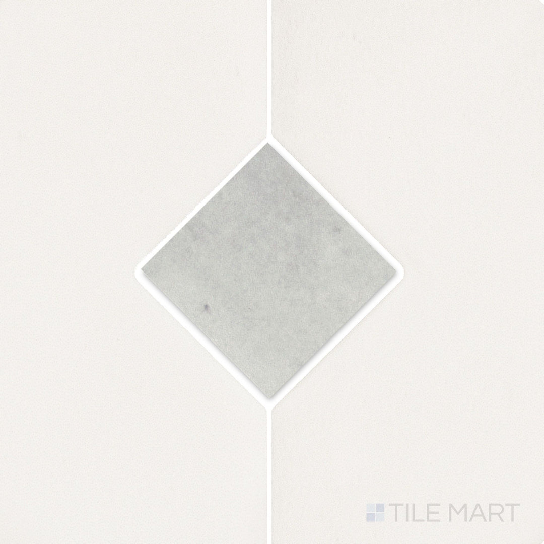 Aerial perspective of Kasbah Taco Amber Grey 1X1 matte porcelain tile, featuring a muted amber-gray shade with a smooth matte texture, ideal for subtle accents.