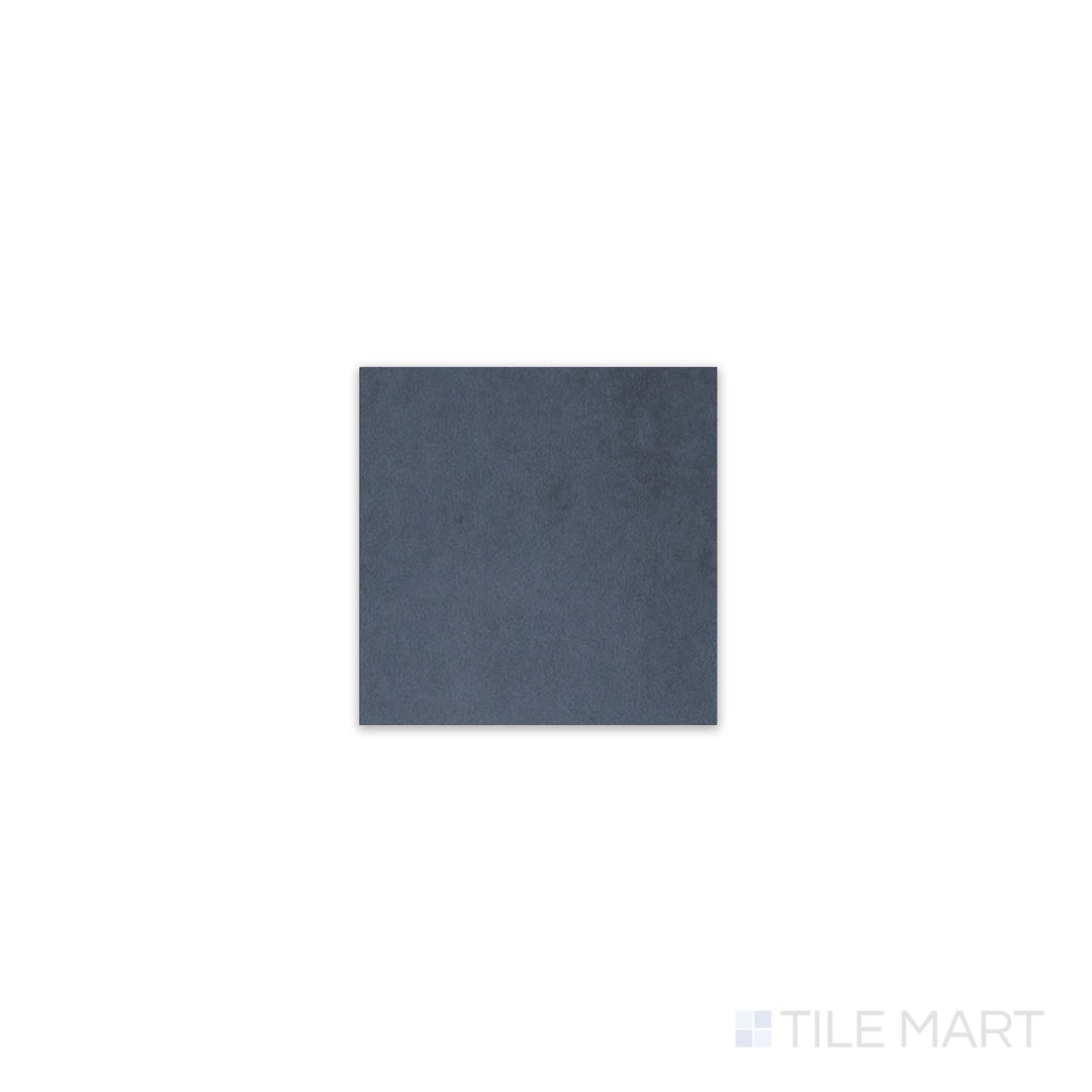 Top-view shot of Kasbah Taco Blue Night 1x1 matte porcelain tile, featuring a rich blue tone, elegant matte finish, and structured square layout.  
