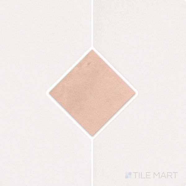 Kasbah Orchard Pink 1X1 Matte Porcelain Mosaic | Tilemart
