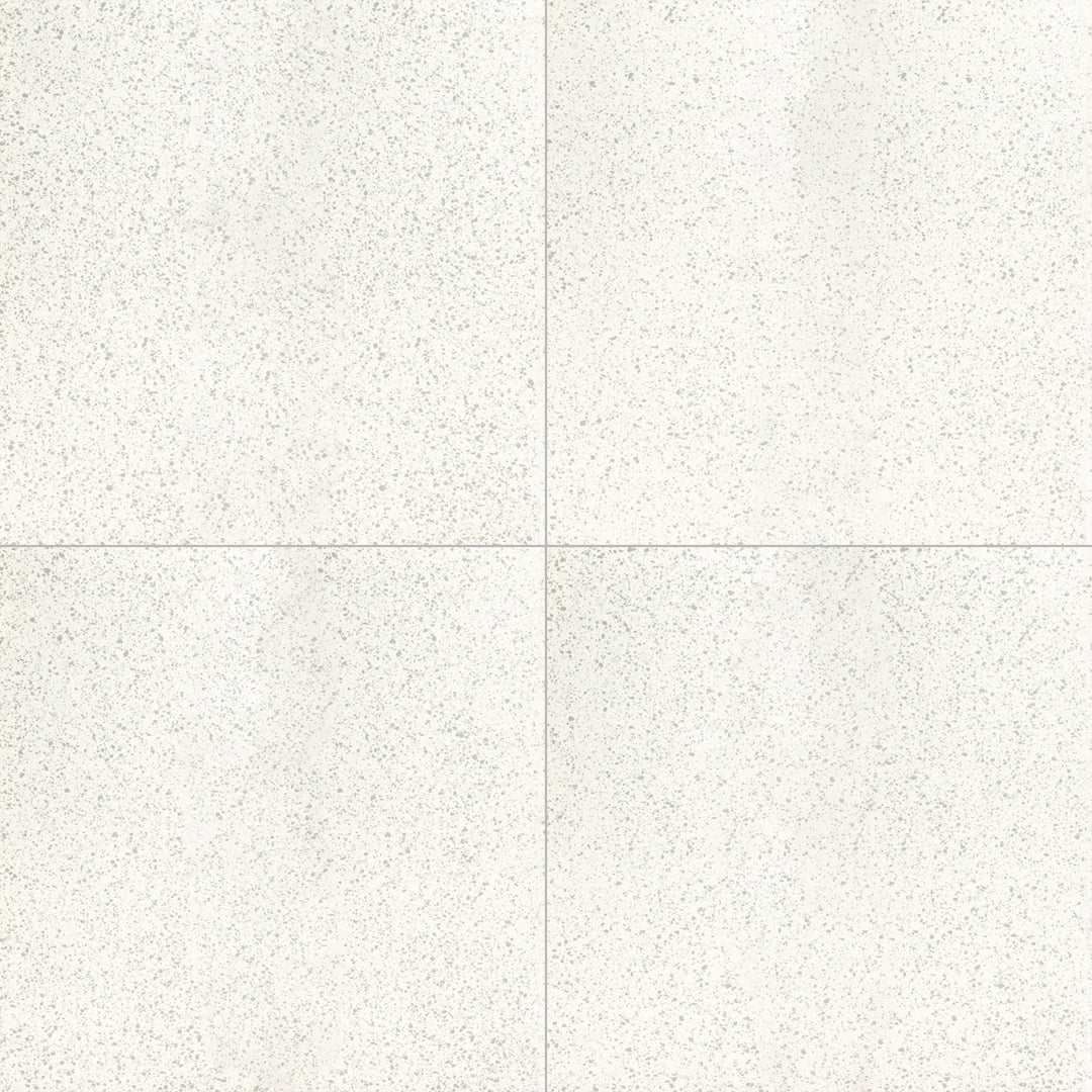 Top-down view of Rialto Zinc 24X24 matte porcelain tile, a deep gray tile with a modern matte texture, perfect for industrial-style spaces.
