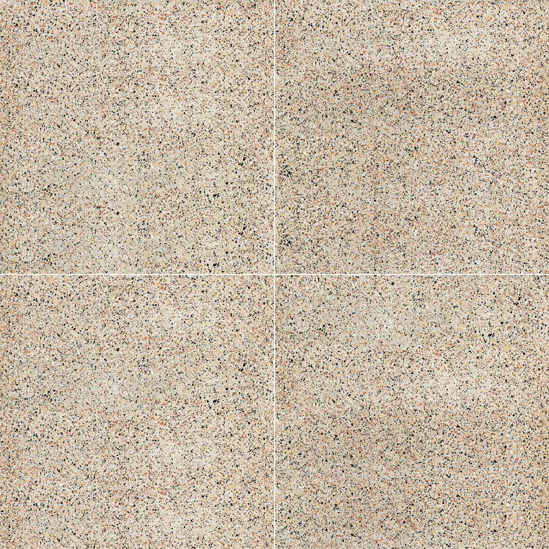 Bird’s-eye view of Rialto Ivory 24X24 matte porcelain tile, a warm-toned, off-white tile with a smooth matte surface for a timeless aesthetic.
