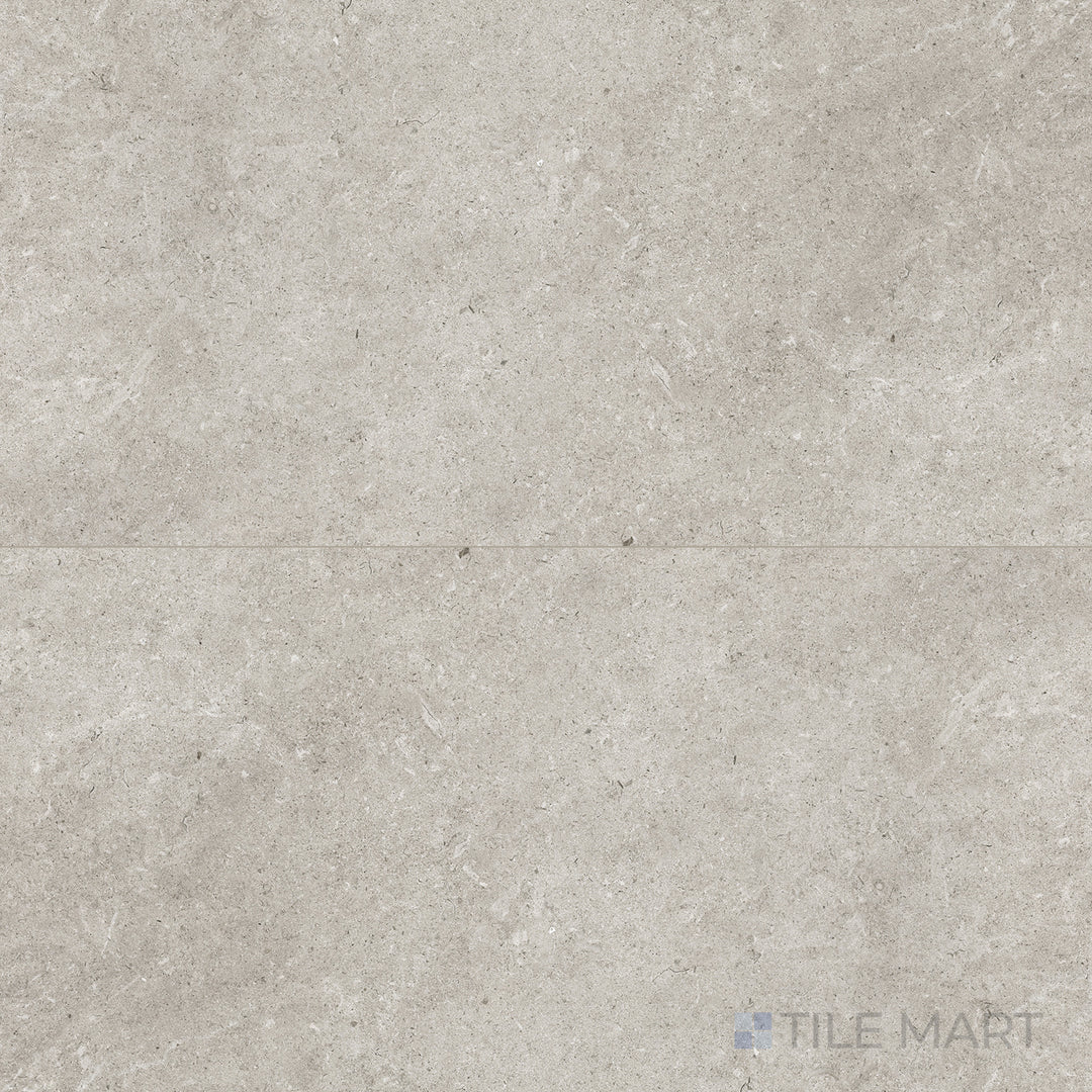 Flat-lay of Epika Pearl 24X48 Matte Porcelain, featuring a soft pearl-tone matte finish, ideal for creating a bright and airy ambiance.