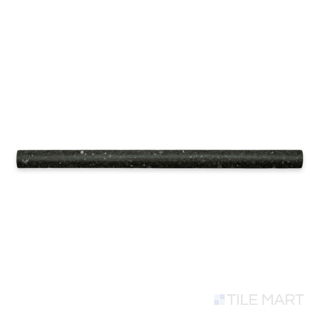 Bird’s-eye perspective of Block Dark 0.5X8 Matte Porcelain Jolly, a deep-toned matte porcelain trim, perfect for defining edges with a bold touch.