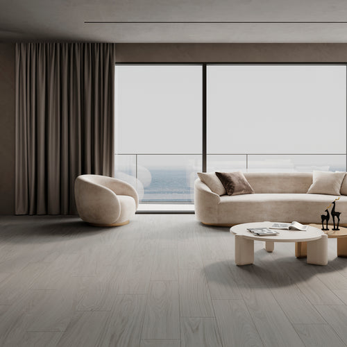 Dover White 10X60 Matte Porcelain Plank Tile