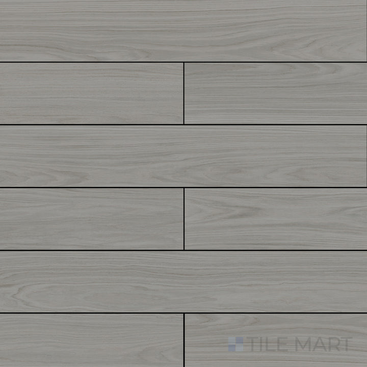 Flat-lay of Dover White 10X60 Matte Porcelain, a bright white, elongated tile with a smooth matte surface, ideal for a modern minimalist aesthetic.