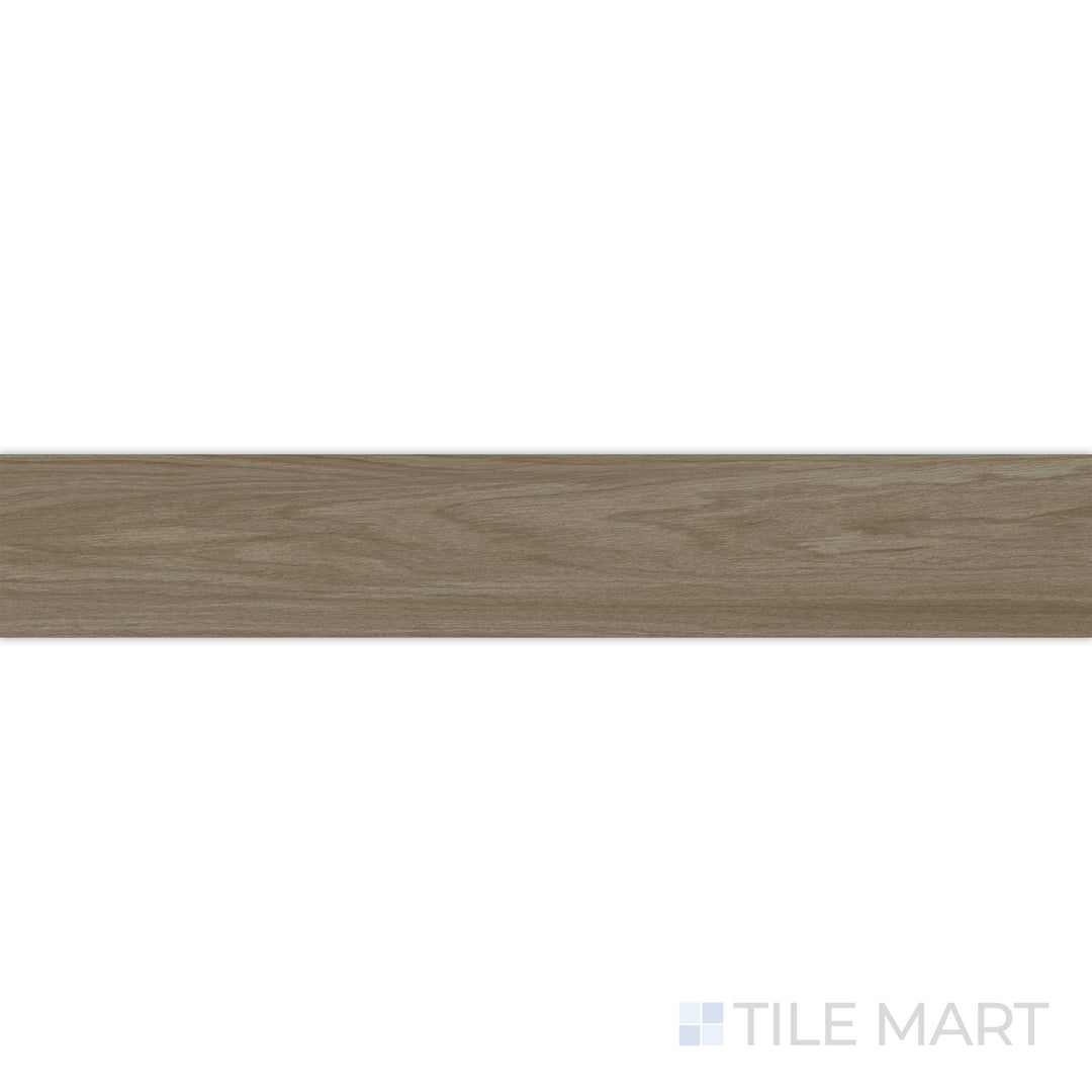 A rich camel-toned surface is magnified in this detailed close-up of Dover Camel 10x60 matte porcelain tile, highlighting its warm and earthy character.