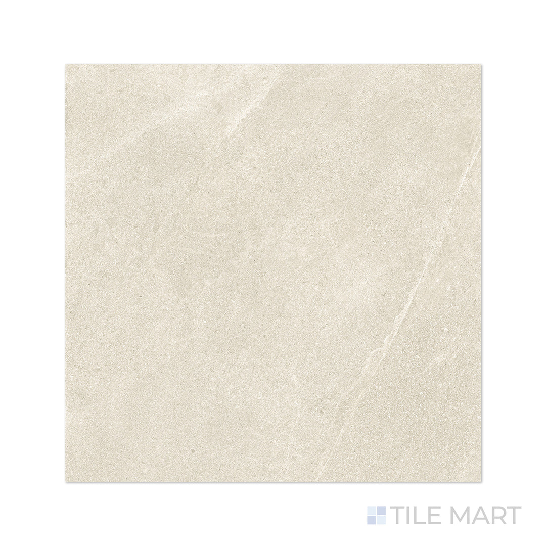 A bold surface with a fine matte texture is captured in this close-up of Motley Rio 48x48 matte porcelain tile, highlighting its smooth, contemporary finish.