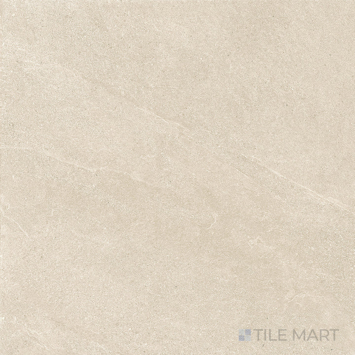 Overhead shot of Motley Monterey 48X48 Matte Porcelain, a large-format matte tile with natural variations, perfect for seamless flooring designs.