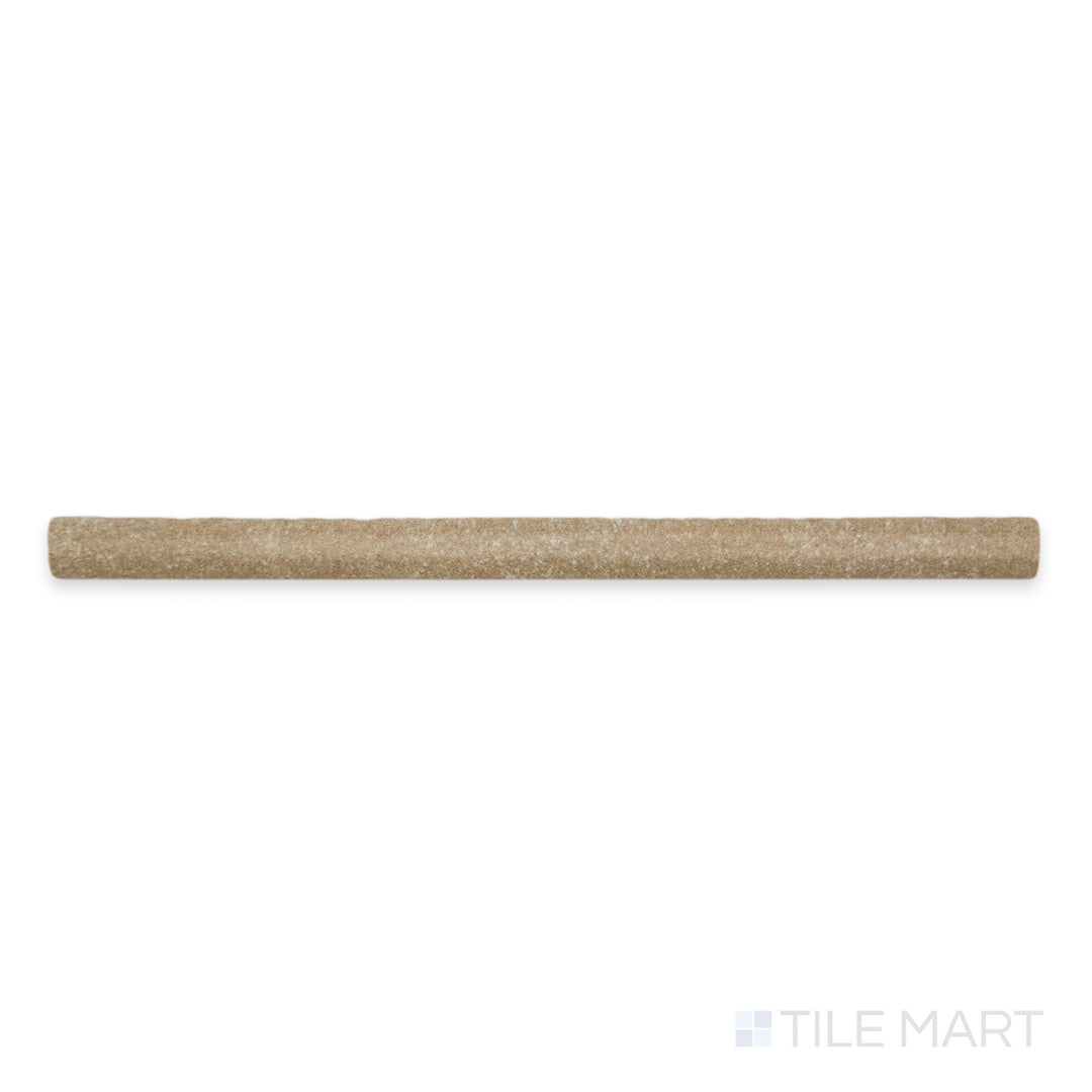 Overhead view of Tetris Ecru 0.5X8 Matte Porcelain Jolly, a neutral beige tile with a smooth matte surface, offering understated elegance.