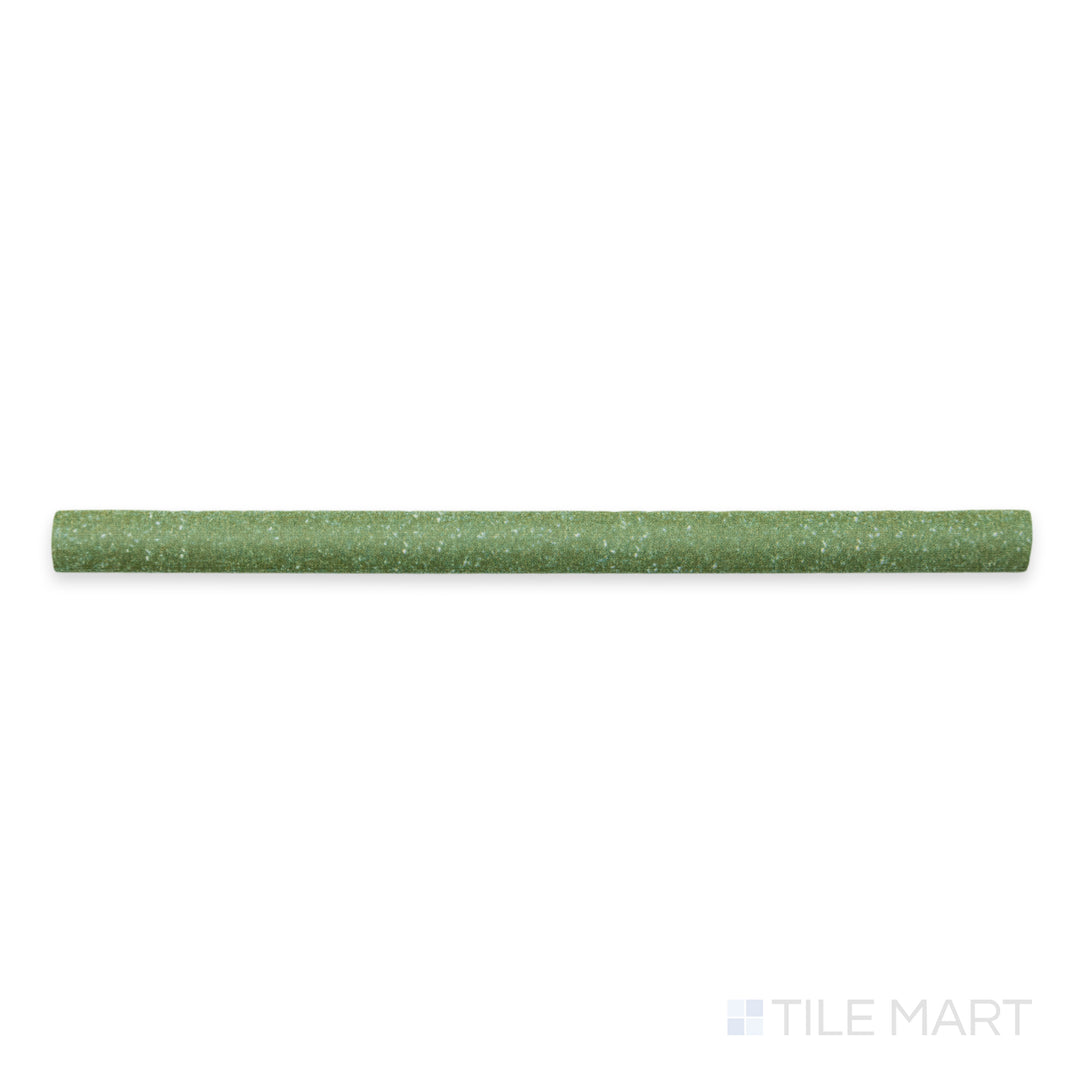 Bird’s-eye perspective of Tetris Muschio 0.5X8 Matte Porcelain Jolly, featuring earthy green tones with a subtle matte texture for a natural touch.