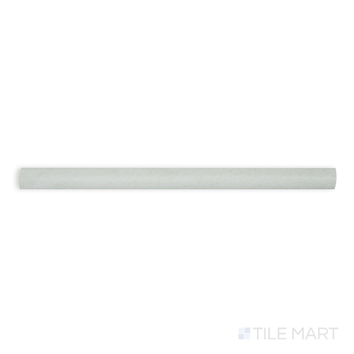 Flat-lay of Tetris White 0.5X8 Matte Porcelain Jolly, a crisp white tile with a soft matte finish, adding a bright and clean look.