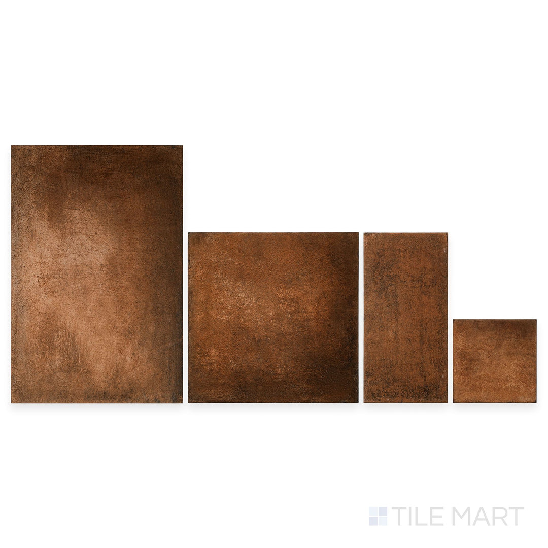 A close-up of Valdorcia Cotto Versailles Pattern matte porcelain tile highlights its intricate pattern and soft matte texture, evoking timeless European elegance.