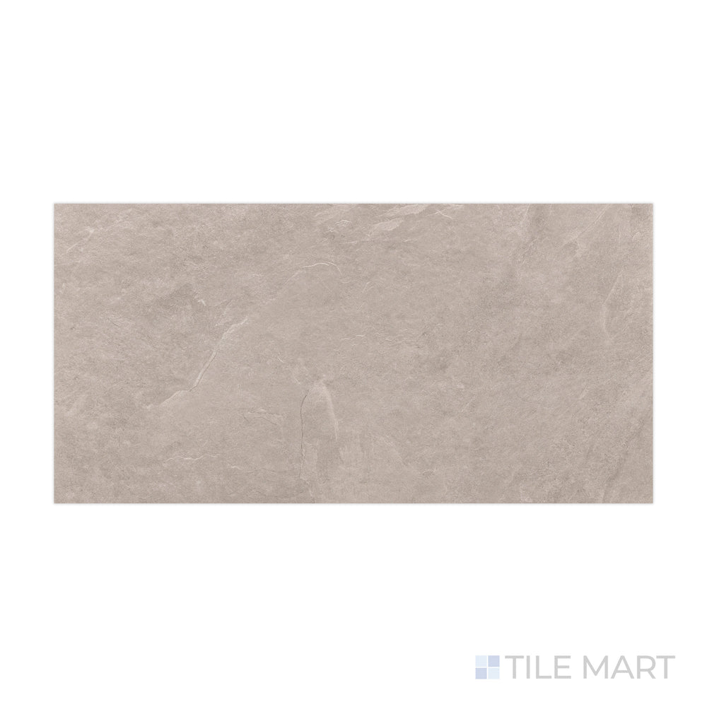 A spacious matte surface with subtle beige tones is captured in this macro shot of Ash Beige 24x48 matte porcelain tile, offering a warm and modern aesthetic.