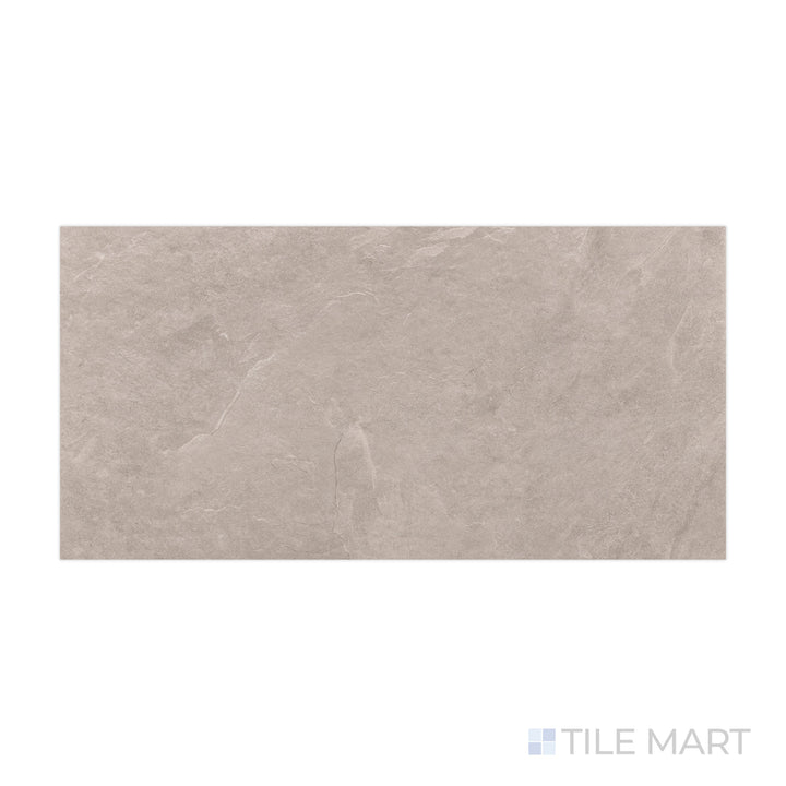 A spacious matte surface with subtle beige tones is captured in this macro shot of Ash Beige 24x48 matte porcelain tile, offering a warm and modern aesthetic.