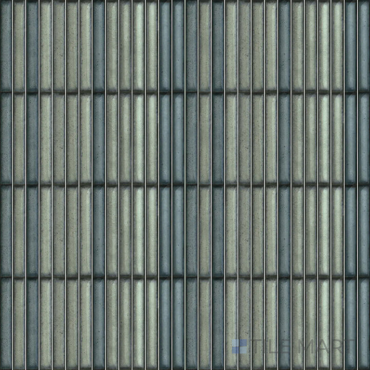 Flat-lay of Karatsu Wear 4.5X9 Matte Porcelain, featuring a distressed aesthetic with a matte finish, adding vintage character to any space.