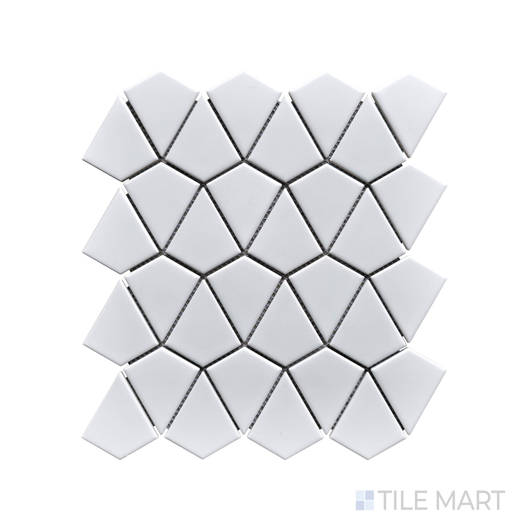 Porcelain Glazed Mosaics White Matte