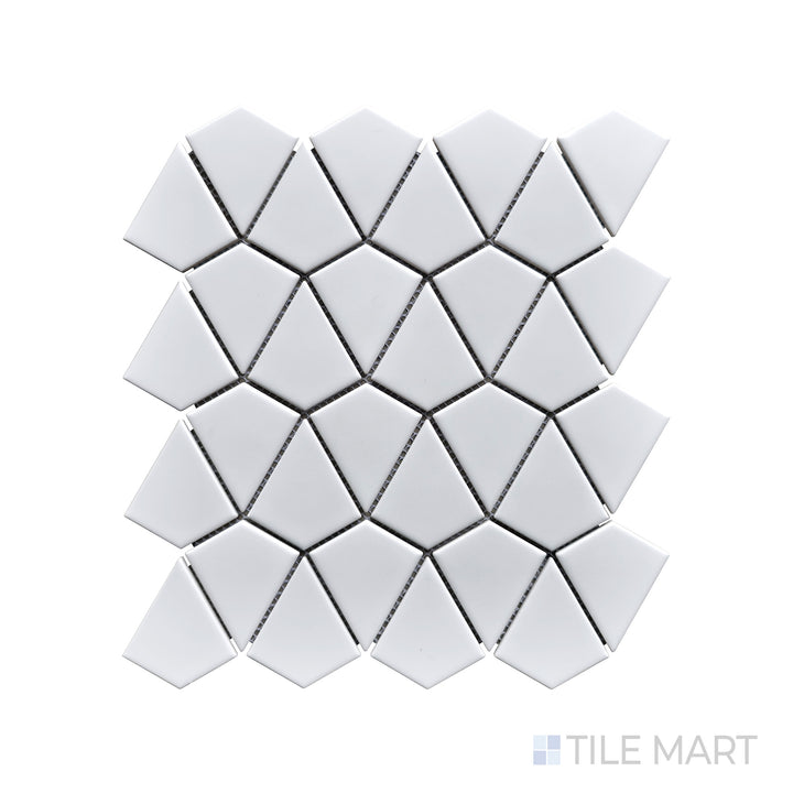 Porcelain Glazed Mosaics White Matte