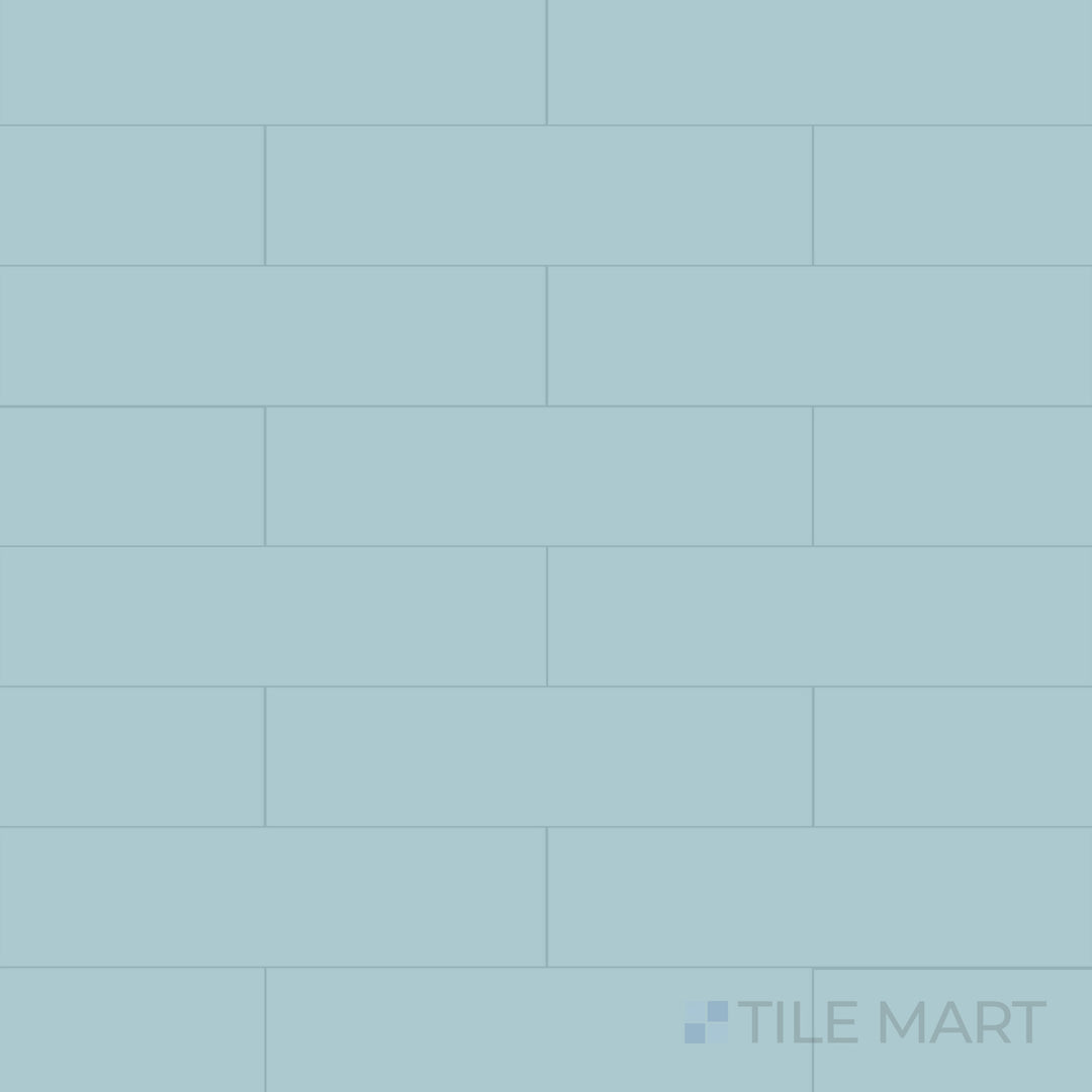 Bird’s-eye view of Glenbrook Quiet Moments 2X8 Matte Ceramic, a soft muted tile with a tranquil, modern matte finish.