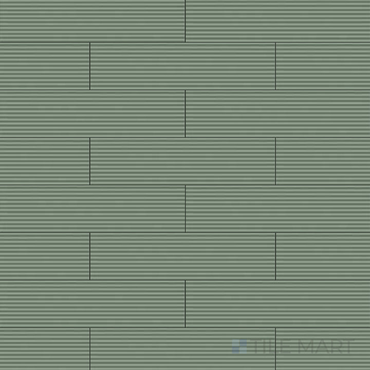 Top-down view of Glenbrook October Mist 2X8 Matte Ceramic, a soft neutral tile with a contemporary matte surface.