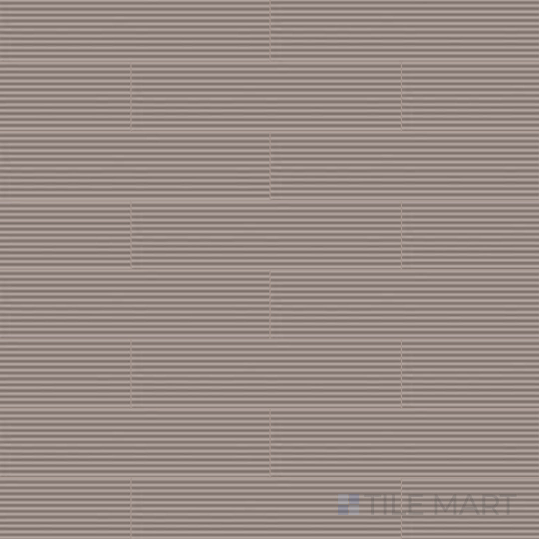 Overhead shot of Glenbrook Redend Point 2X8 Matte Ceramic, a deep warm tile with a rich earthy tone and a smooth matte surface.