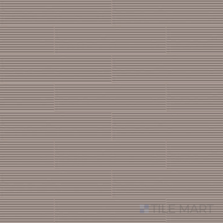 Overhead shot of Glenbrook Redend Point 2X8 Matte Ceramic, a deep warm tile with a rich earthy tone and a smooth matte surface.